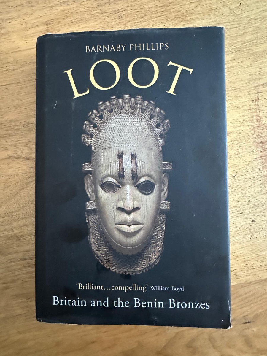 To anyone interested in the shocking tale of the #Beninbronzes, colonial loot in general & debate over its return, #Nigeria history or the shady world of art dealing, I recommend the superb ‘Loot’ by @BarnabyPhillips. Fair, balanced but damning of #Britain’s pillaging in #Africa