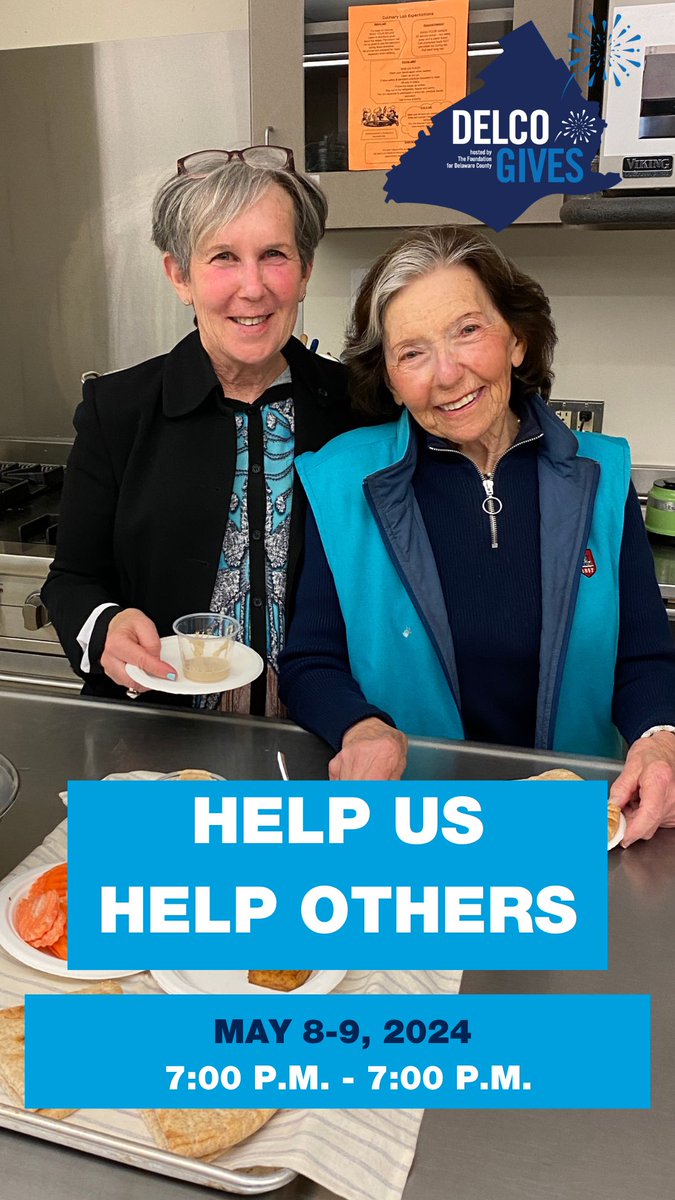 Be part of the first ever Delco Gives Day! Join us at delcogives.org and search FMFCU Foundation @delcogives