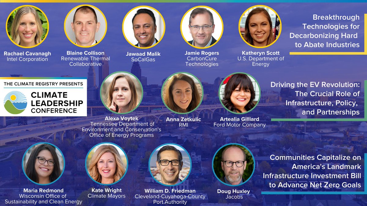 Mark your calendars for a thought-provoking Thursday  5/23 at #TheCLC! Don't miss out on your chance to engage with these climate professionals on crucial topics on the road to net zero.  

Register today! ow.ly/ELnT50RzzbI