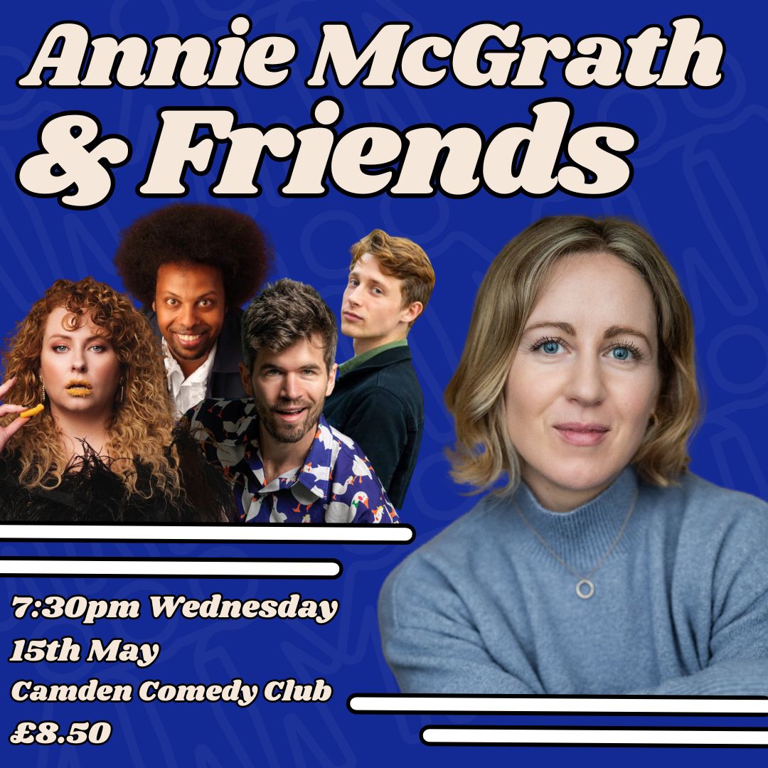 One week to go until @AnnieMcTweet and Friends featuring @ThatGledhill @IvoGraham @EvaldasKarosas and Prince Abdi 👀 🎟️Tickets here: link.dice.fm/q8776ef1c153 🎟️