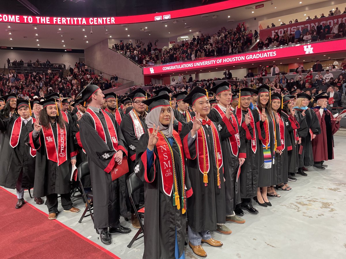 6,655 UH students are graduating in 19 ceremonies starting today… congratulations to our graduates!