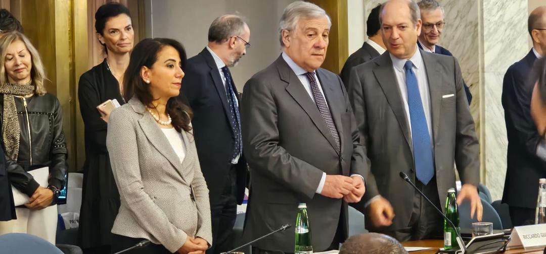 .@ECA_OFFICAL’s Deputy Executive Secretary and Chief Economist @HananMorsy14 speaks at opening of the 1st Italy-Africa Business to Business Dialogue in #Rome with Italian Deputy Prime Minister & Minister of Foreign Affairs & Int'l Coop. @Antonio_Tajani @ItalyMFA