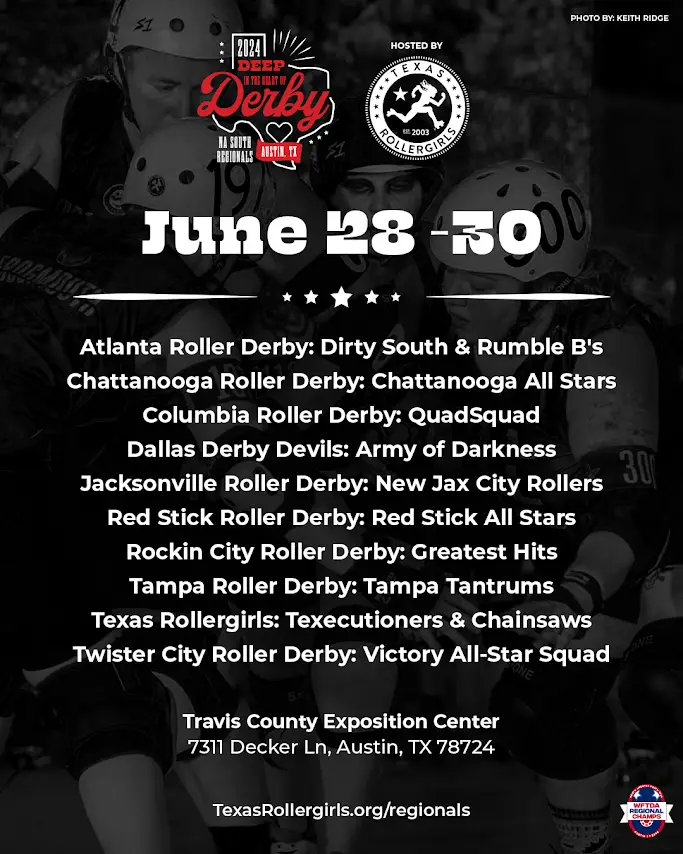 Our minds are exploding 🤯 12 teams joining us in Austin, TX for North America South Regionals 6/28-30.

🫖Atlanta &amp; Texas bringing both their A&amp;B squads! 🔥Rockin’ City bringin’ the heat! 👀Twister City comin’ in hot!  This is lookin’ spicy AF - brackets gonna be busted!