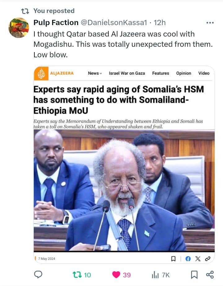 FaisalAliWarabe's tweet photo. After the signature of the agreement he will run mad and run in Mogadishu streets IA   naked. Never let the idiots to run societies. https://t.co/X1vk2SOvq5
