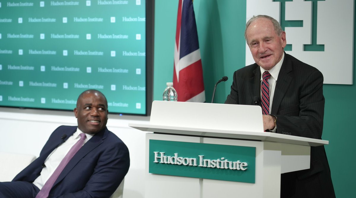 It was a pleasure to talk this morning with @DavidLammy and @wrmead at the @HudsonInstitute about the importance of U.S.-#UK cooperation. I am hopeful future success of AUKUS & my REPO Act as our two countries work to counteract influence from #Russia & #China.