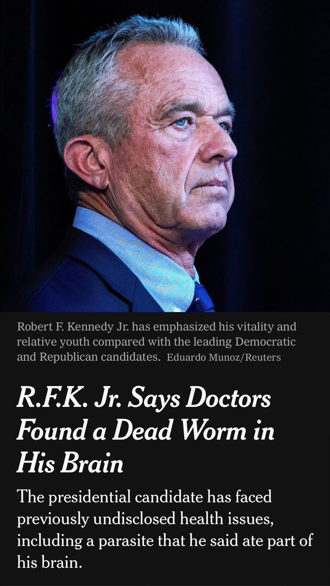 a lot of us have said RFK Jr has brain worms — just didn’t expect him to agree with us (gift link: nytimes.com/2024/05/08/us/…)