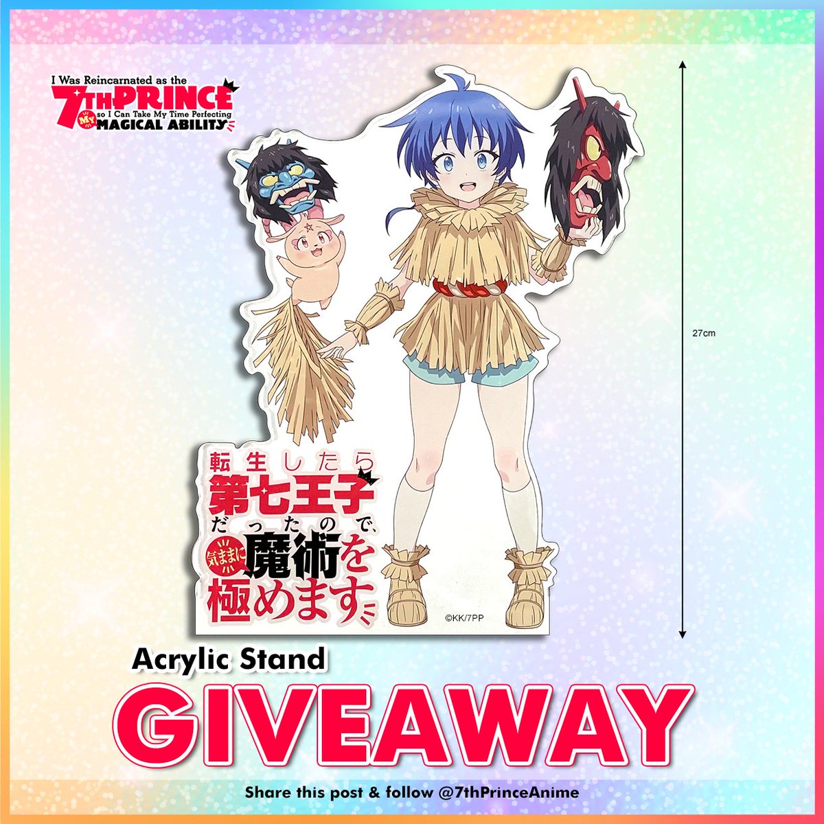 7thPrinceAnime's tweet image. 🎉 Win a rare Lloyd &amp;amp; Grim Acrylic stand! 🎁

Featuring an original illustration by TSUMUGI AKITA ANIMATION LAB, this exclusive prize features Lloyd as a 'namahage', representing the culture of Akita Prefecture, where #7thPrince is produced! 

This item is not for sale and is…