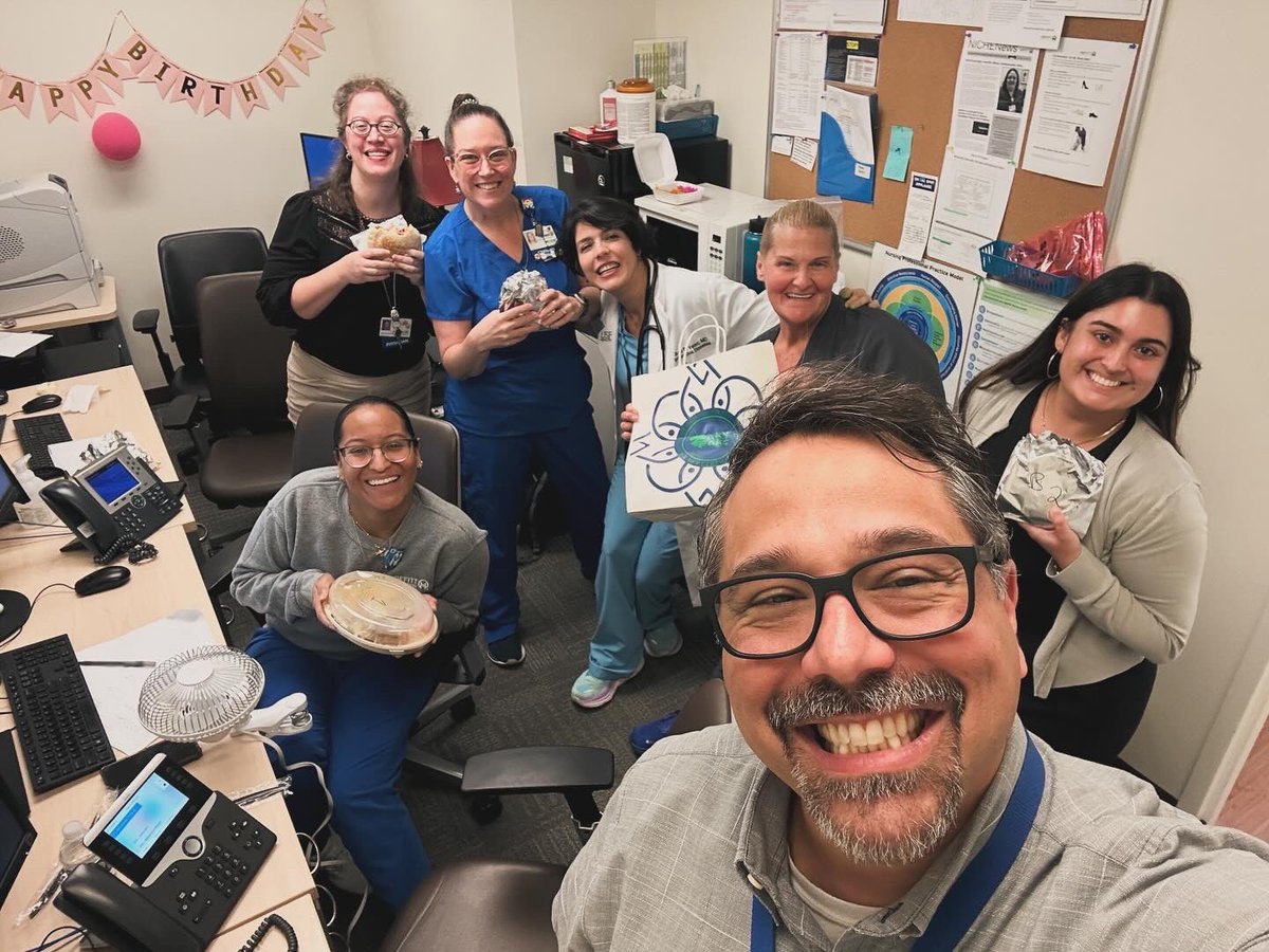 Got lunch for our amazing nurses in my #NTM clinic at @MoffittNews! Some of my physician colleagues joined in the fun! #HappyNursesWeek