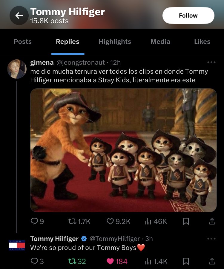 jeongstronaut's tweet photo. aún no supero q el tío Tommy me respondió NSJSJSJNSJ lo amo https://t.co/zTc4lIX9tI