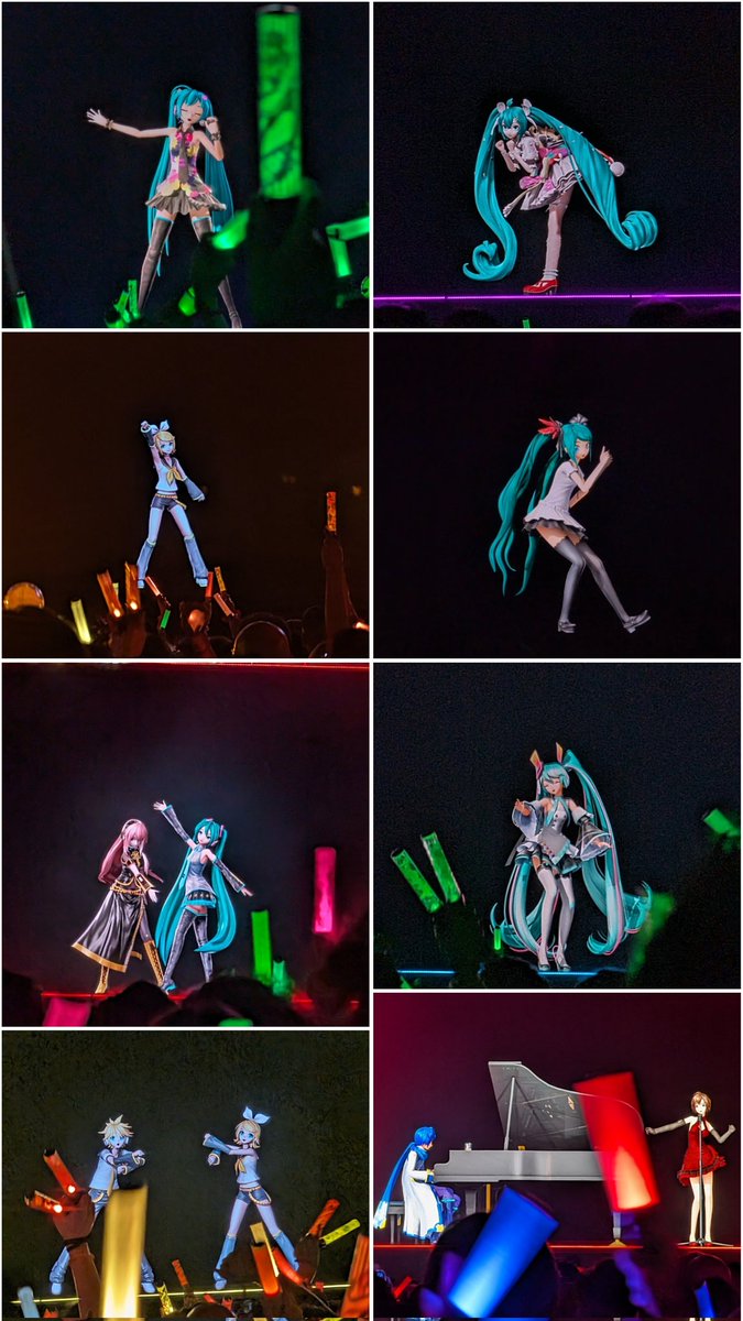 #MIKUEXPO2024 views from a smol gal who could barely see anything unless I held my camera up super high and zoomed in a lot 🤣