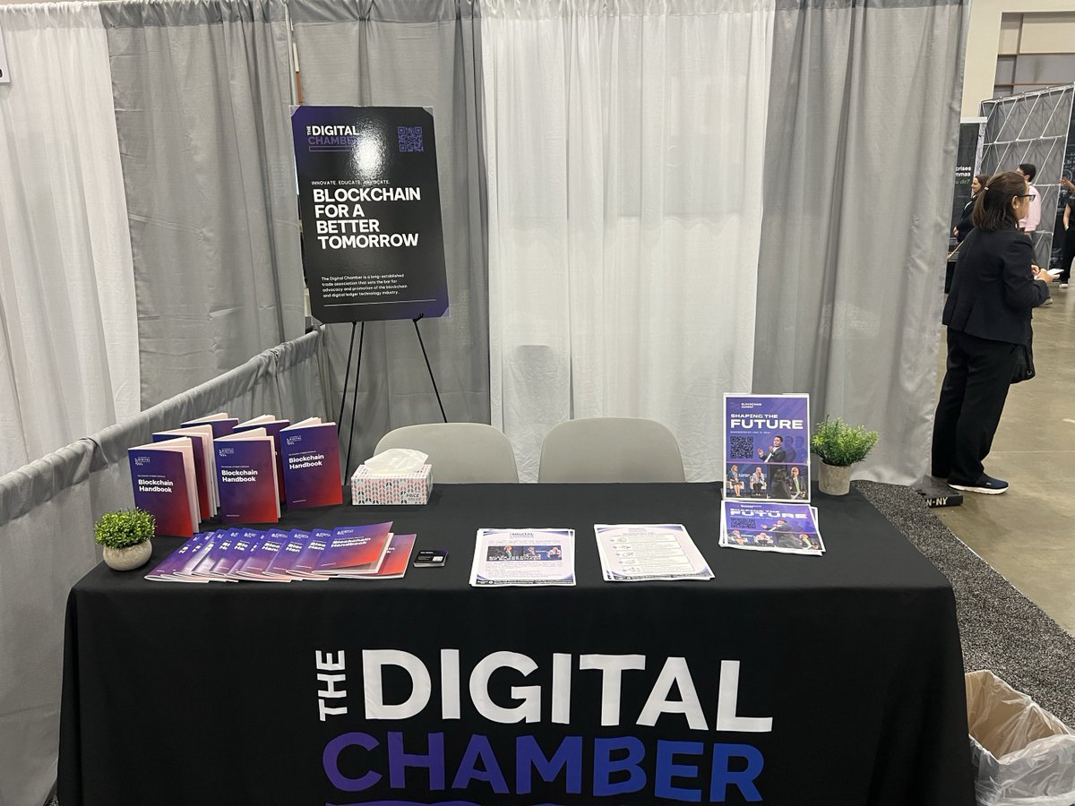 At the #AIExpo @scsp_ai today? The Digital Chamber team is there! We're diving into how #blockchain can ensure reliable and verifiable data for AI. Swing by our booth to chat with us!