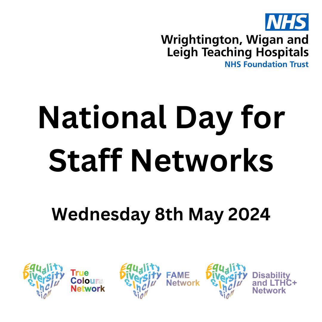 WWLNHS's tweet photo. Today we are celebrating WWL's Staff Networks - on The National Day for Staff Networks!

Thank you for all the incredible work you do! https://t.co/NZOkxrdfl3