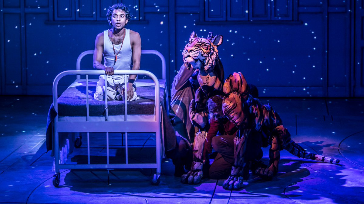 94.) Life of Pi – 30 March 2023 (Wyndham's Theatre) By Yann Martel, adapted by @LolitaChakra. Directed by Max Webster. With @Simon_Friend. This was the first NT Live to be shot in 4k. A rig above the stage allowed cameras to capture the vast water surrounding Pi and handsome