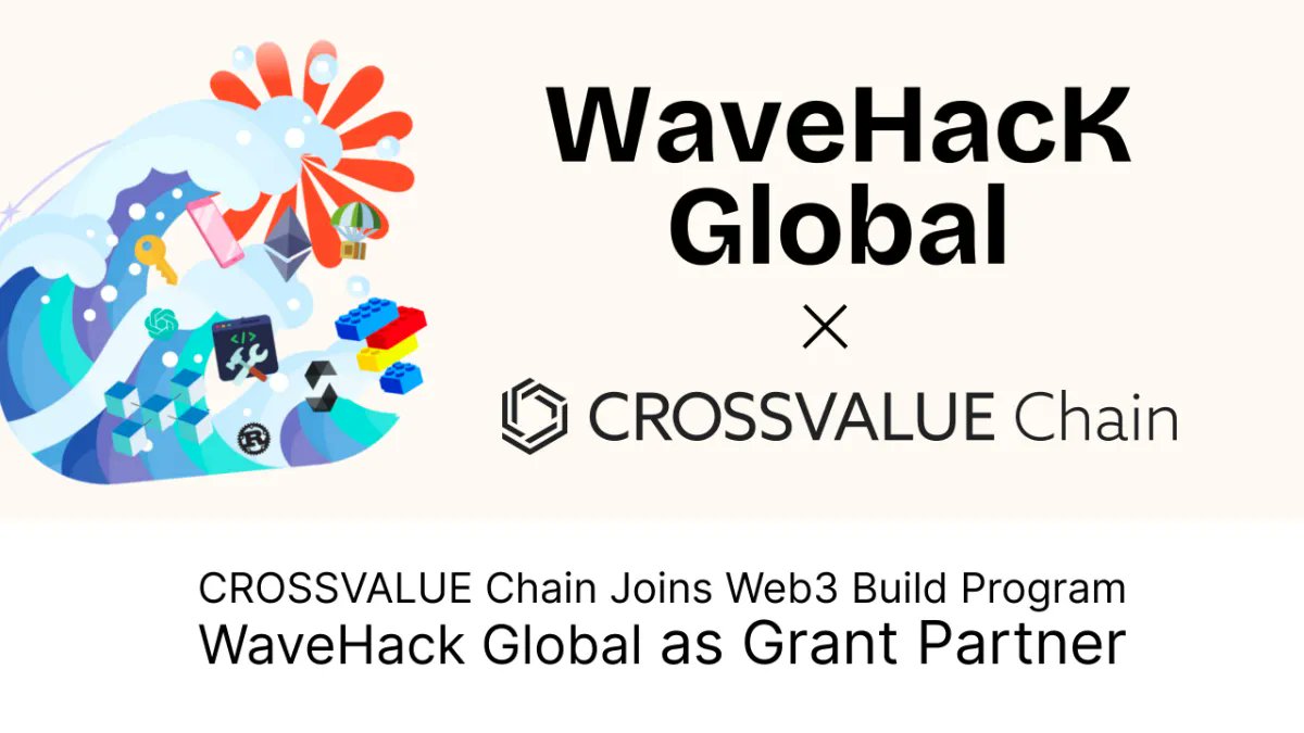 Xenea_jp's tweet photo. #WaveHack Global #CROSSVALUEChain の 第1Waveのエントリーは5月10日まで⚡️
#CROSSVALUE のWaveHack に10,000USDのGrantPoolが設定されており各WaveのWaveGrant は 1,000 USDです✨
詳細はこちら👉:https://t.co/l92y84pyHw
WaveHack Globalは、8月まで続きます🚀開発者の皆様の参加をお待ちしています。
