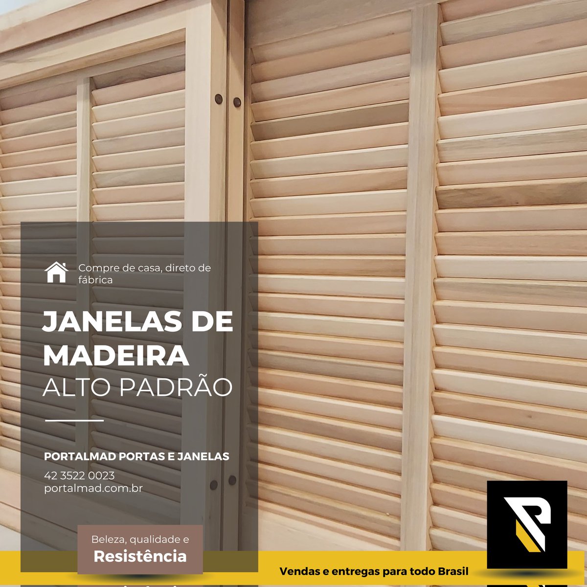 PortalmadE's tweet photo. As janelas de madeira Portalmad têm beleza natural que entrega charme e elegância a casa. Além da textura e estética encantadora, nossas janelas têm durabilidade e qualidade excepcionais.
https://t.co/TqtC5xTkCR

#esquadriasdemadeira #portademadeira #janelademadeira #arquitetura https://t.co/Vt2wn5925T