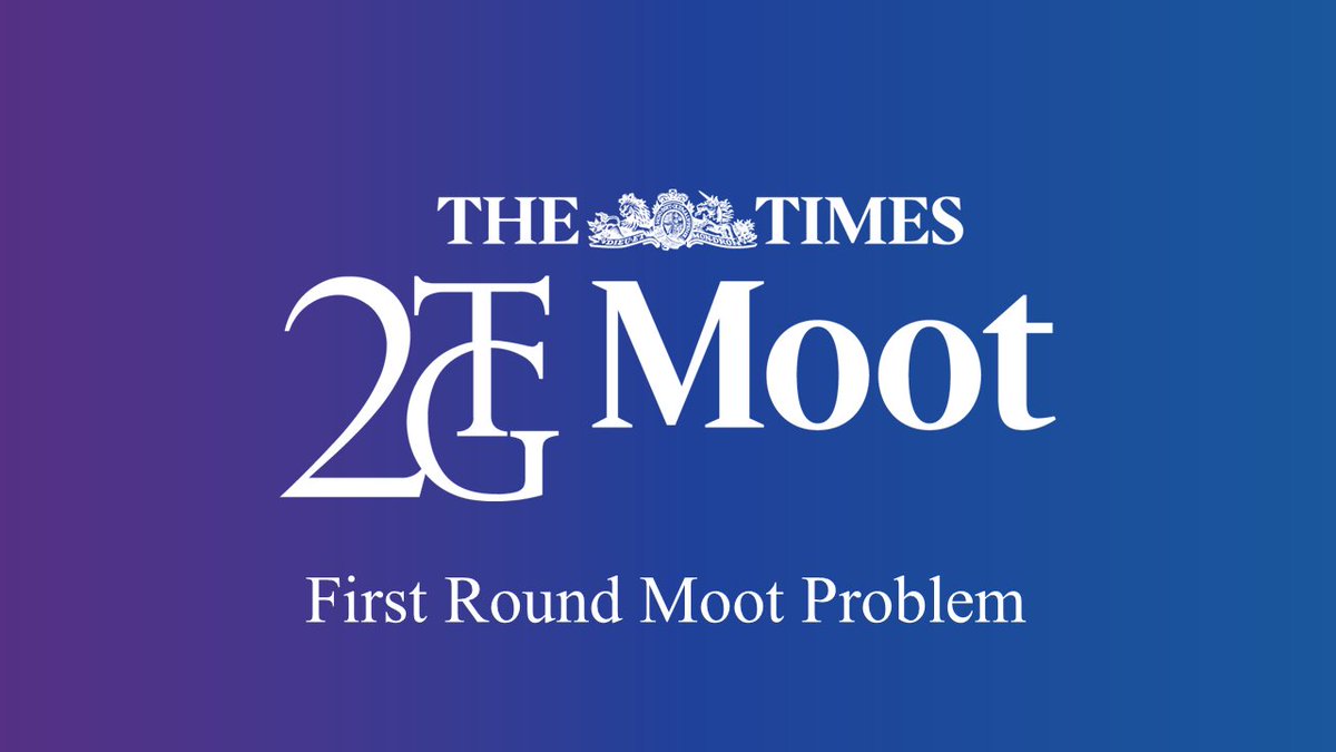 Calling all law students! The Times 2TG Mooting Competition 2024-25 Round 1 Problem has now been published: 2tg.co.uk/wp-content/upl…

Closing date for registration &amp; entries: 5 June 2024

For further info, registration, rules, FAQs: 2tg.co.uk/the-times-2tg-…

@timeslaw #2TG #Moot