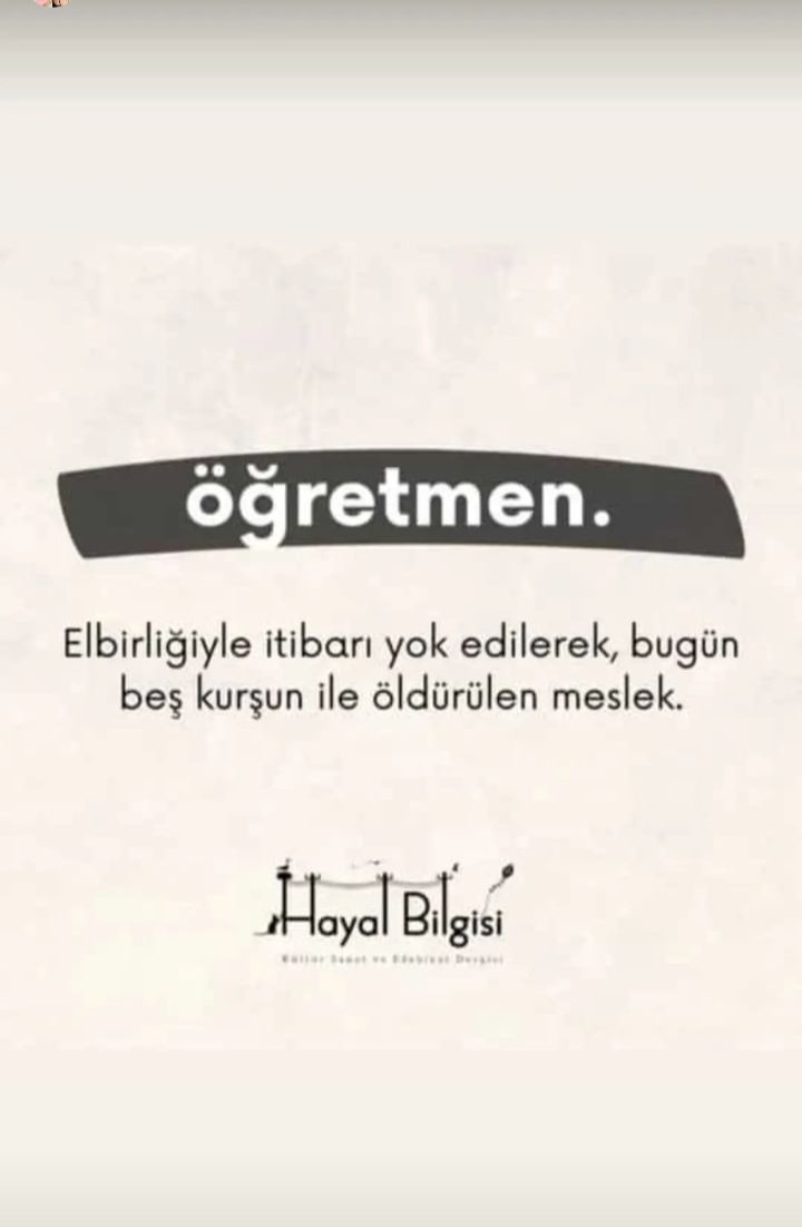 ozblthsn's tweet photo. Ne demişti merhum Nurettin Topçu: "Muallime değer verildiği, muallimin hörmet gördüğü ülkede insanlar mesut ve faziletlidir. Muallimin alçaltıldığı, mesleğinin hor görüldüğü milletler düşmüştür, alçalmıştır ve şüphe yok ki bedbahttır."
#öğretmen https://t.co/rlkHqOF8gX
