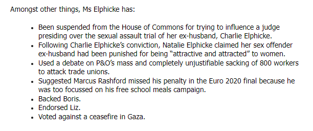 SNP on Labour welcoming Natalie Elphicke's defection: