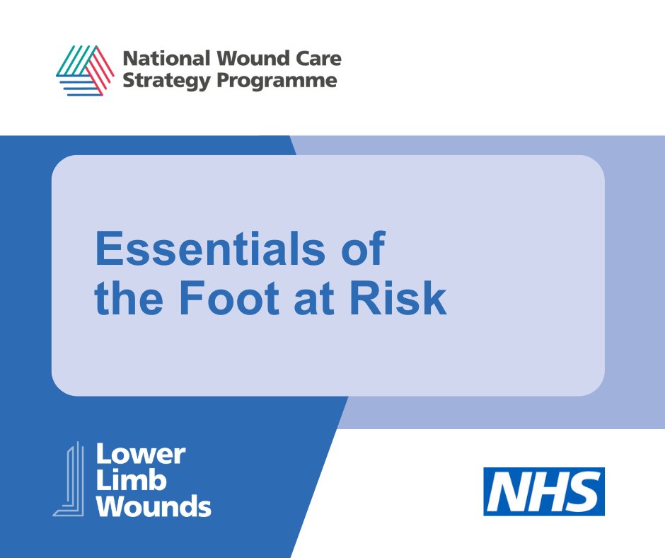 The updated Essentials of the Foot at Risk module is now live! portal.e-lfh.org.uk/Component/Deta… #FootUlcers #LowerLimb