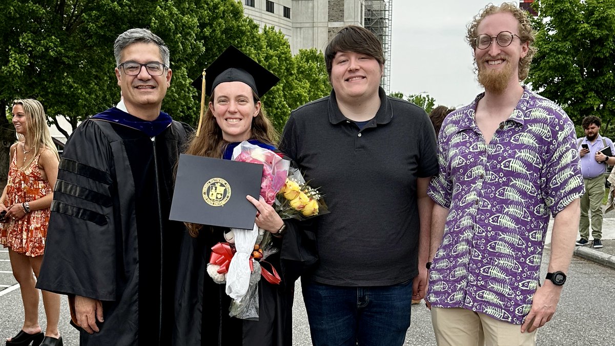 Pablo Sobrado (@sobradolab) on Twitter photo Congratulations, Dr. Johnson! Thank you for everything you have done for the lab and the department. We are very happy for you and wish you the best in your career! <a href="/sydjohnson96/">Sydney Johnson</a> <a href="/vtbiochem/">VT Biochemistry</a> <a href="/VTCals/">Virginia Tech CALS</a> Congratulations, Dr. Johnson! Thank you for everything you have done for the lab and the department. We are very happy for you and wish you the best in your career! <a href="/sydjohnson96/">Sydney Johnson</a> <a href="/vtbiochem/">VT Biochemistry</a> <a href="/VTCals/">Virginia Tech CALS</a>