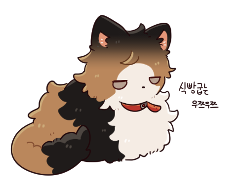 님들이 좋아하셔서 더 그려왔어요 기뻐하세요