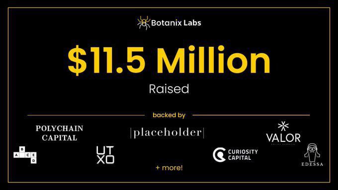 Dogx_meme's tweet photo. ✅ #BotanixLab Project Layer-2 BTC Raised $11.5M from prominent funds including Tier-1 Polychain Capital.
🔥 BotanixLab Airdrop:
1️⃣ Complete Zealy and Galxe:
▪️ Go to: https://t.co/uZgtKWKtth
▪️ https://t.co/IF0kzGhkjp
✅ Complete all tasks on Zealy and Galxe. https://t.co/rPjAWvBP10