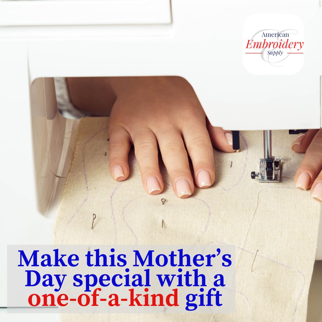 Mother's Day is just around the corner. 💐 Give the maternal figures in your life a truly one-of-a-kind gift - an embroidered creation made with love. With our embroidery machines, you'll be able to craft a priceless piece.

#embroiderysupply #commercialembroidery