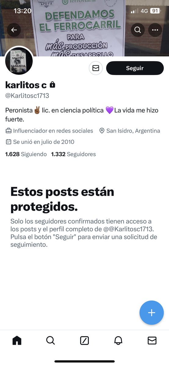 @arielviano @Caritook17 che cambió el nombre de usuario. 
ahora es @karlitosc1713 
se cagó toda la marrona esta