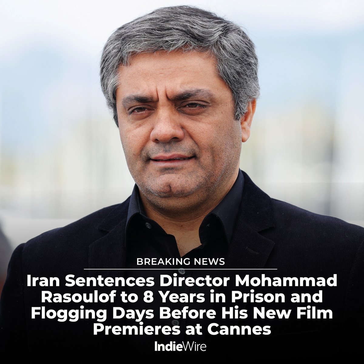 Just days before he’d premiere his new film “The Seed of the Sacred Fig” in Competition at the Cannes Film Festival, director Mohammad Rasoulof has been sentenced to eight years in prison and flogging in Iran. More details: trib.al/aQyWEMB