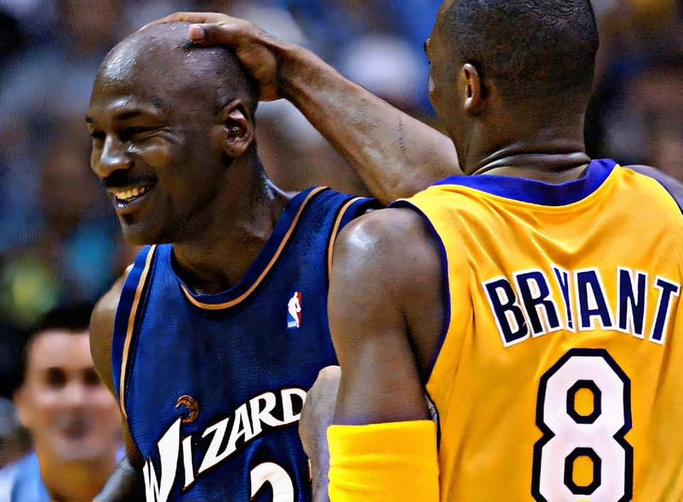 This exchange has always been funny asl to me Bean sonned the tf out of MJ with this gesture when other players were scared to even look at him Moments like this is what I believe gave MJ such a deep respect for Kobe that he’s so openly talked about