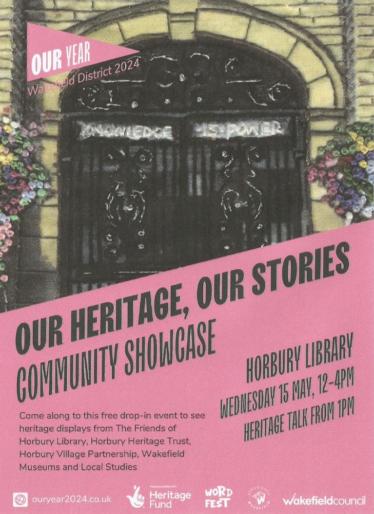 Rickaro Books (@rickarobooks) on Twitter photo Free drop-in event at Horbury Library Wednesday 15th May 12-4pm; Heritage talk from 1pm All welcome <a href="/WFlibraries/">Wakefield Libraries</a> <a href="/HorburyVillage/">Horbury Village</a> <a href="/horburychurch/">horburychurch</a> <a href="/thehorburywi/">The Horbury WI</a> <a href="/HorburyNews/">Horbury News</a> <a href="/WkfdHistSoc/">Wakefield Historical Society</a> <a href="/WakefieldCivicS/">Wakefield Civic Soc.</a> <a href="/Wild_Yorkshire/">Richard Bell</a> Free drop-in event at Horbury Library Wednesday 15th May 12-4pm; Heritage talk from 1pm All welcome <a href="/WFlibraries/">Wakefield Libraries</a> <a href="/HorburyVillage/">Horbury Village</a> <a href="/horburychurch/">horburychurch</a> <a href="/thehorburywi/">The Horbury WI</a> <a href="/HorburyNews/">Horbury News</a> <a href="/WkfdHistSoc/">Wakefield Historical Society</a> <a href="/WakefieldCivicS/">Wakefield Civic Soc.</a> <a href="/Wild_Yorkshire/">Richard Bell</a>