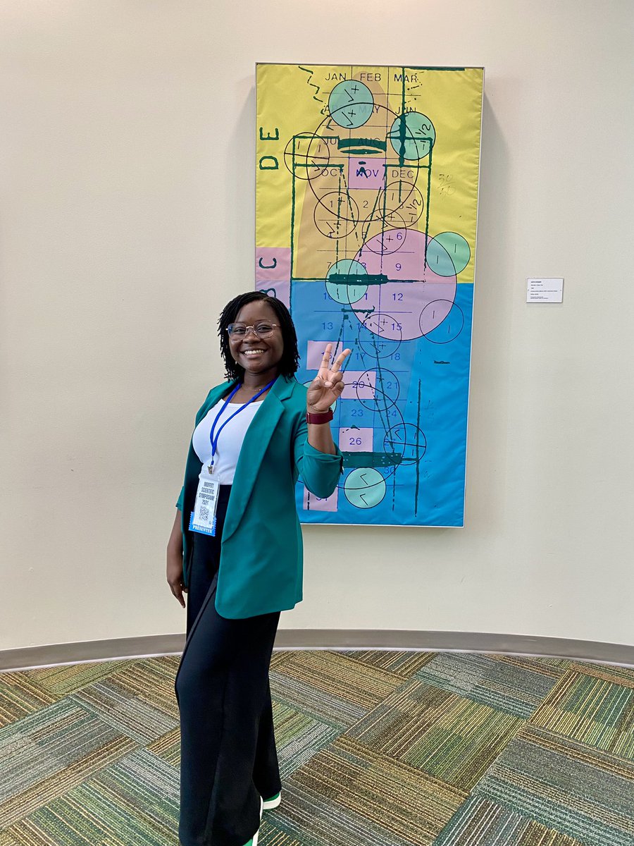 enawoode's tweet photo. Yup! That’s me! Green, a little blue and all smiles 😃 
 #MoffittScientificSymposium @MoffittNews https://t.co/pQ2TFDMOuq