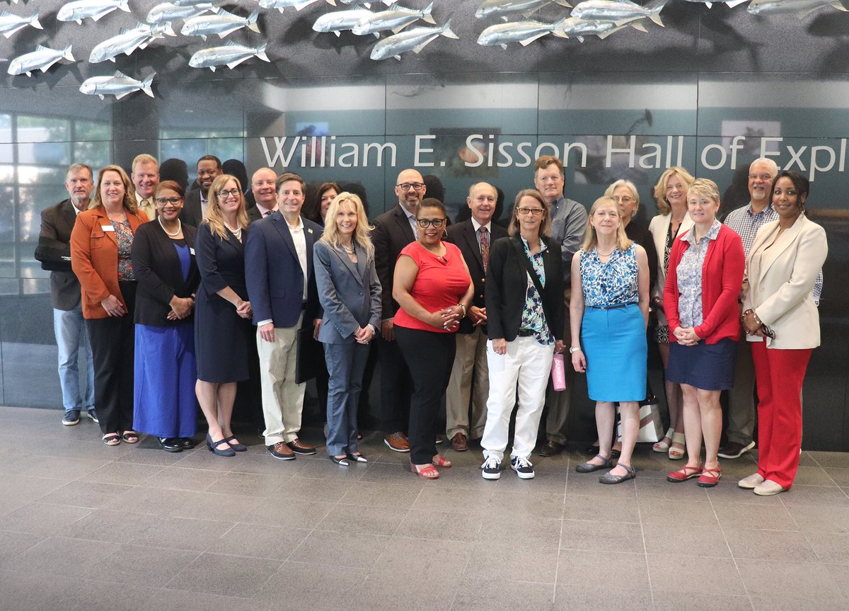 Today, we had the honor of hosting @NCCommerce & the NCWorks Commission for a tour of all things CMS! From innovative research to translational products, the @UNCWilmington Shellfish Research Hatchery to the REEF Lab and NC Ecotech. #soartogether