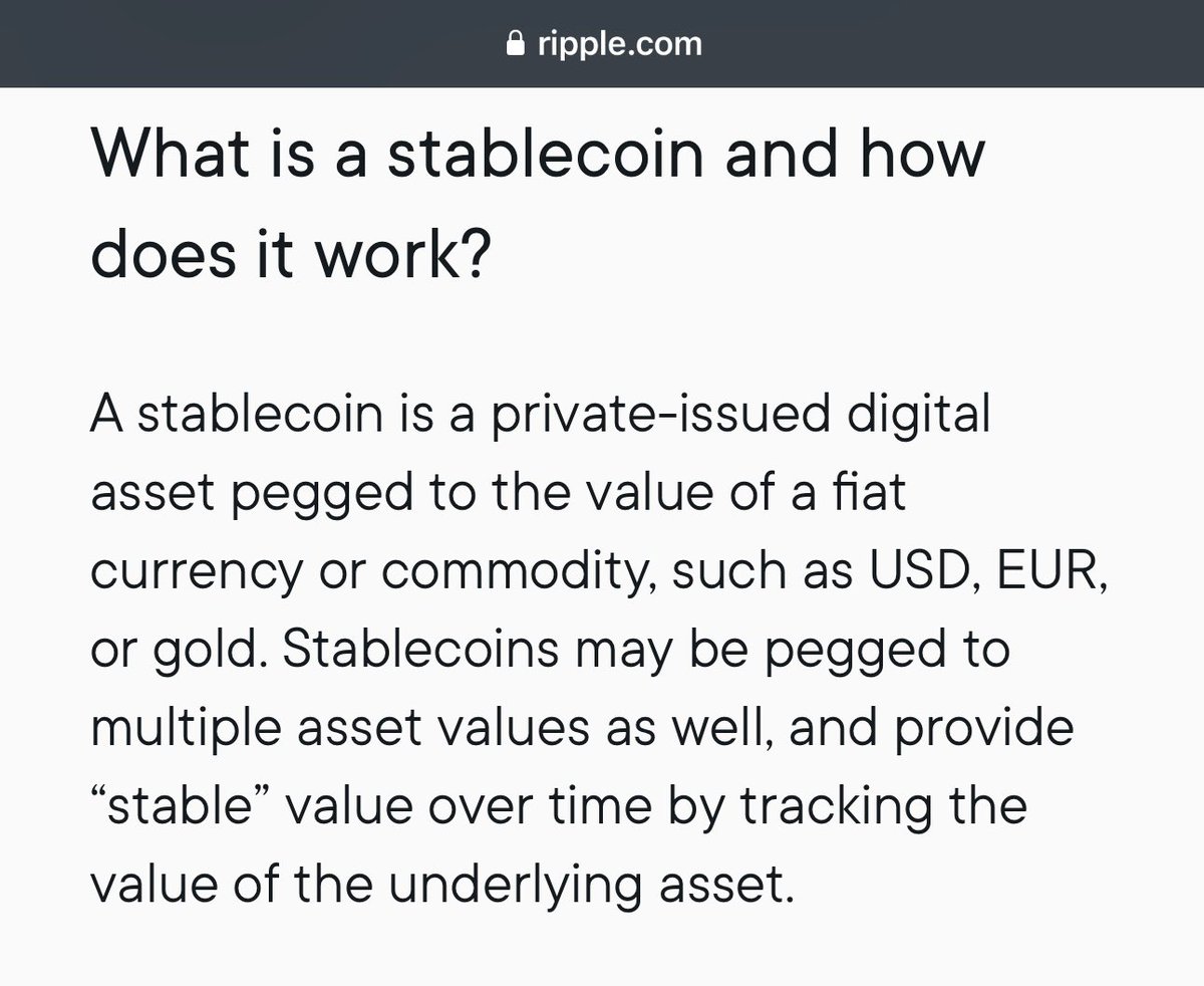 The Ripple USD / EUR Stablecoin⬇️ We find out in June👍