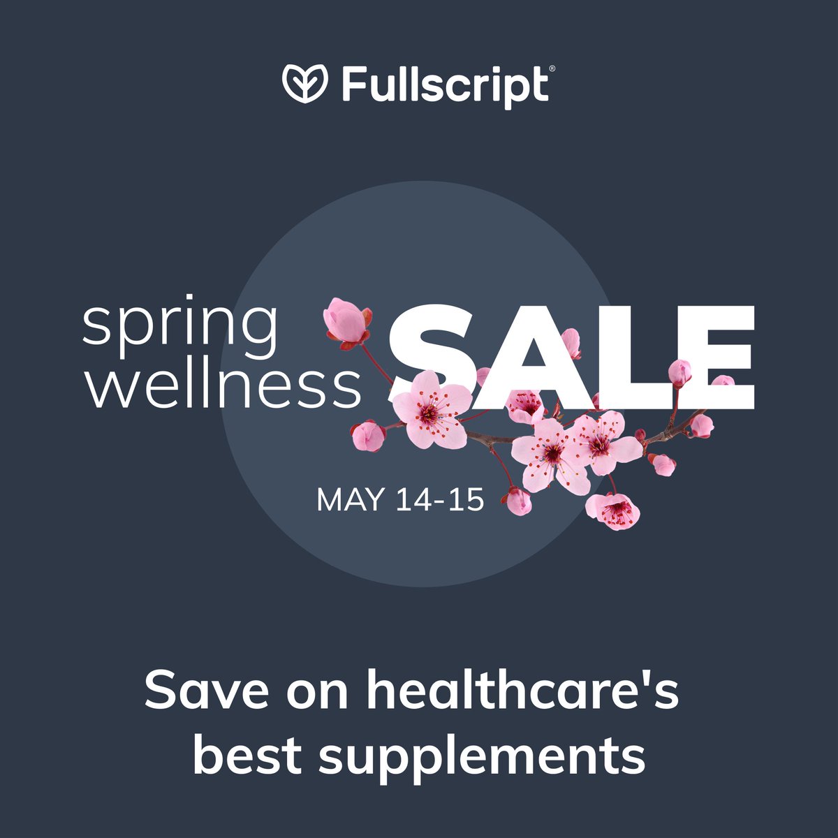 Save on healthcare’s best supplements and wellness products from May 14 –15 only.
Make sure you’re signed up for my @Fullscript online dispensary to save on high-quality products: us.fullscript.com/welcome/dkaras
#fullscript #supplement #sale #springsale #naturalhealthycare #vitamins