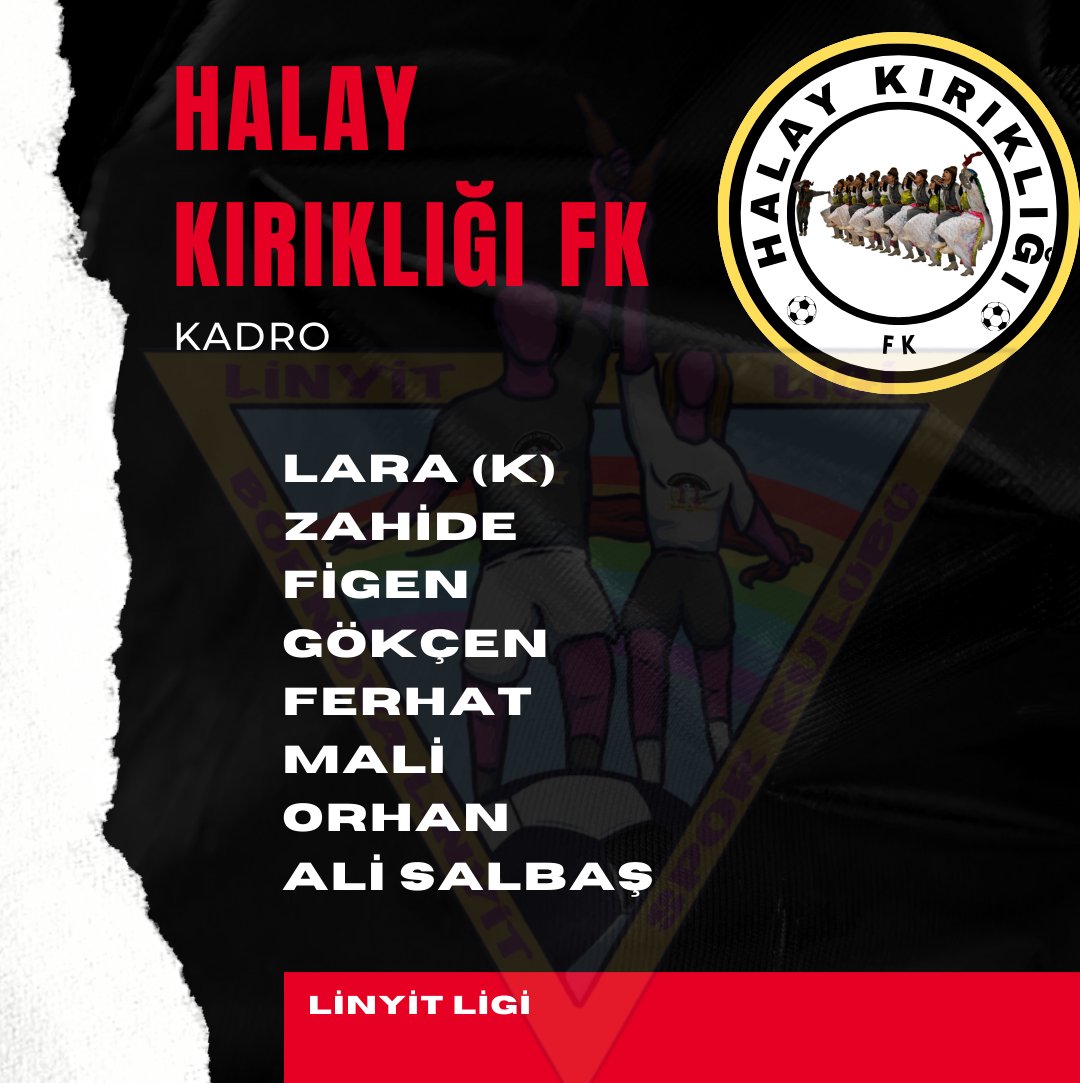 BornovaLinyit's tweet photo. *Halay Kırıklığı FK*

Teknik ağırlıklı bir defans, yetenek ağırlıklı bir atak. Bu takımın kombinasyonu nasıl sonuç verecek merak konusu. https://t.co/y1wnaKI7Y4