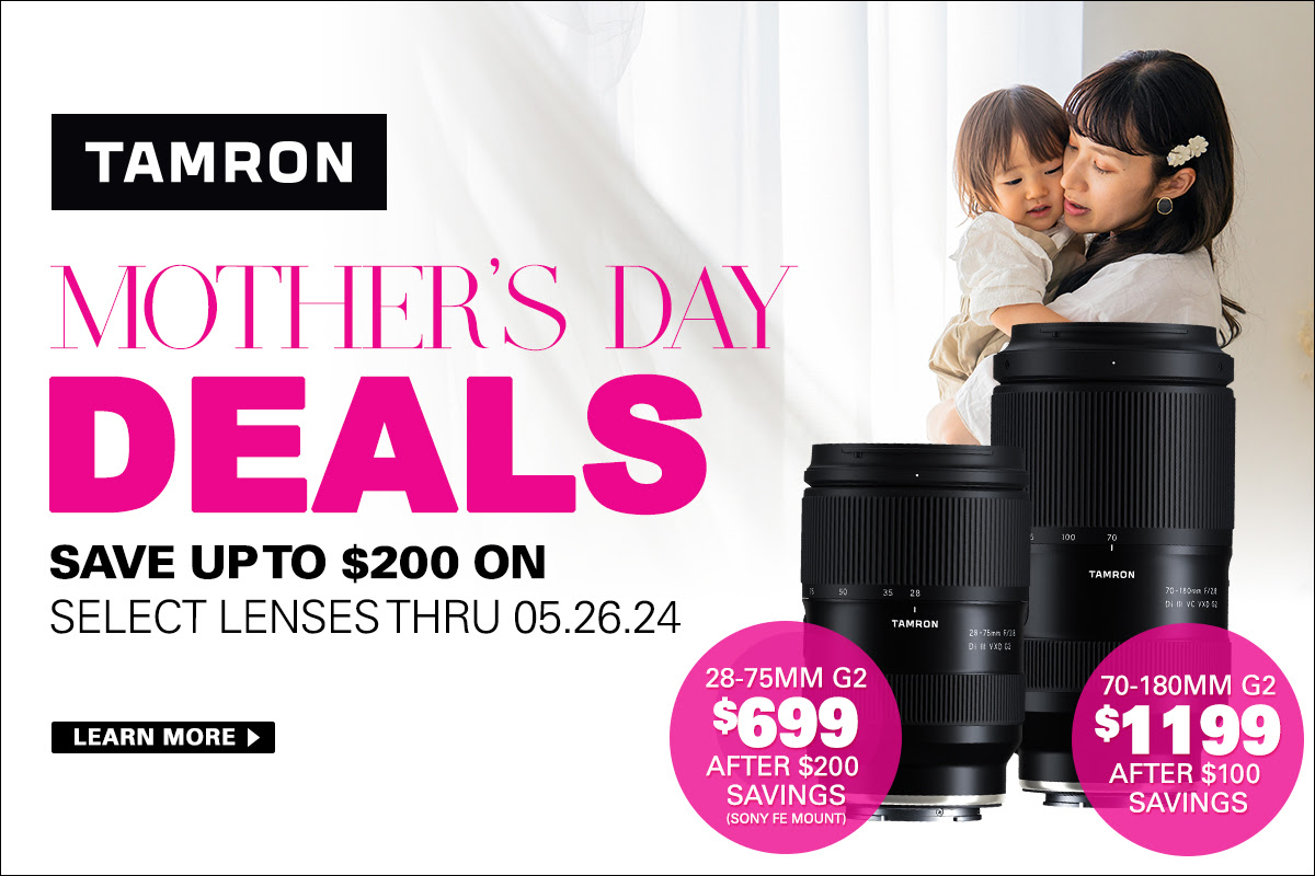 Save big on Tamron lenses at B&C Camera. Just in time for Mother's Day.
store.bandccamera.com/collections/ta…
#mothersday #MothersDayGifts #photography #bandccamera #tamron