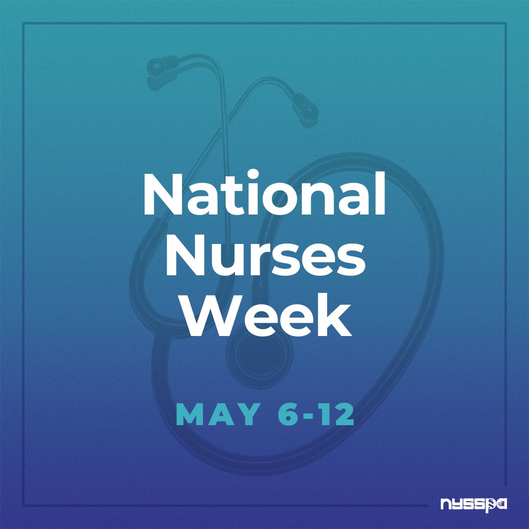 Health care is a team effort! We wish a very happy National #NursesWeek to the nurses who share the same dedication and passion as New York State's PAs. #PAsofNY @nynurses