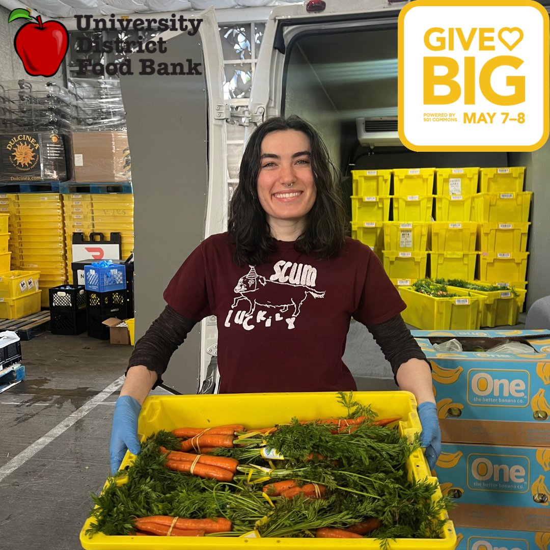 Last day to GiveBIG! We're more than halfway to reaching our goal! 
 
 Donate any amount by midnight tonight, May 8 to help us hit $100,000. wagives.org/organization/u…
 
Last month alone we spent $160,000 to purchase food to feed our community.