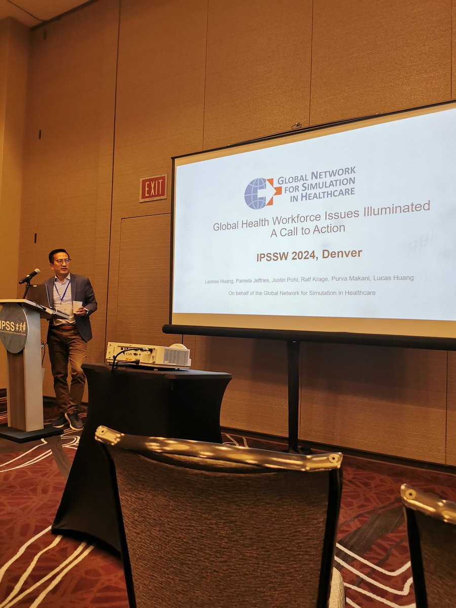 IPSSW day 2 morning talks includes Dr Lennox Huang challenging what healthcare simulations part is in solving the global healthcare worker crisis 🌍 #ipssw2024 #IPSS