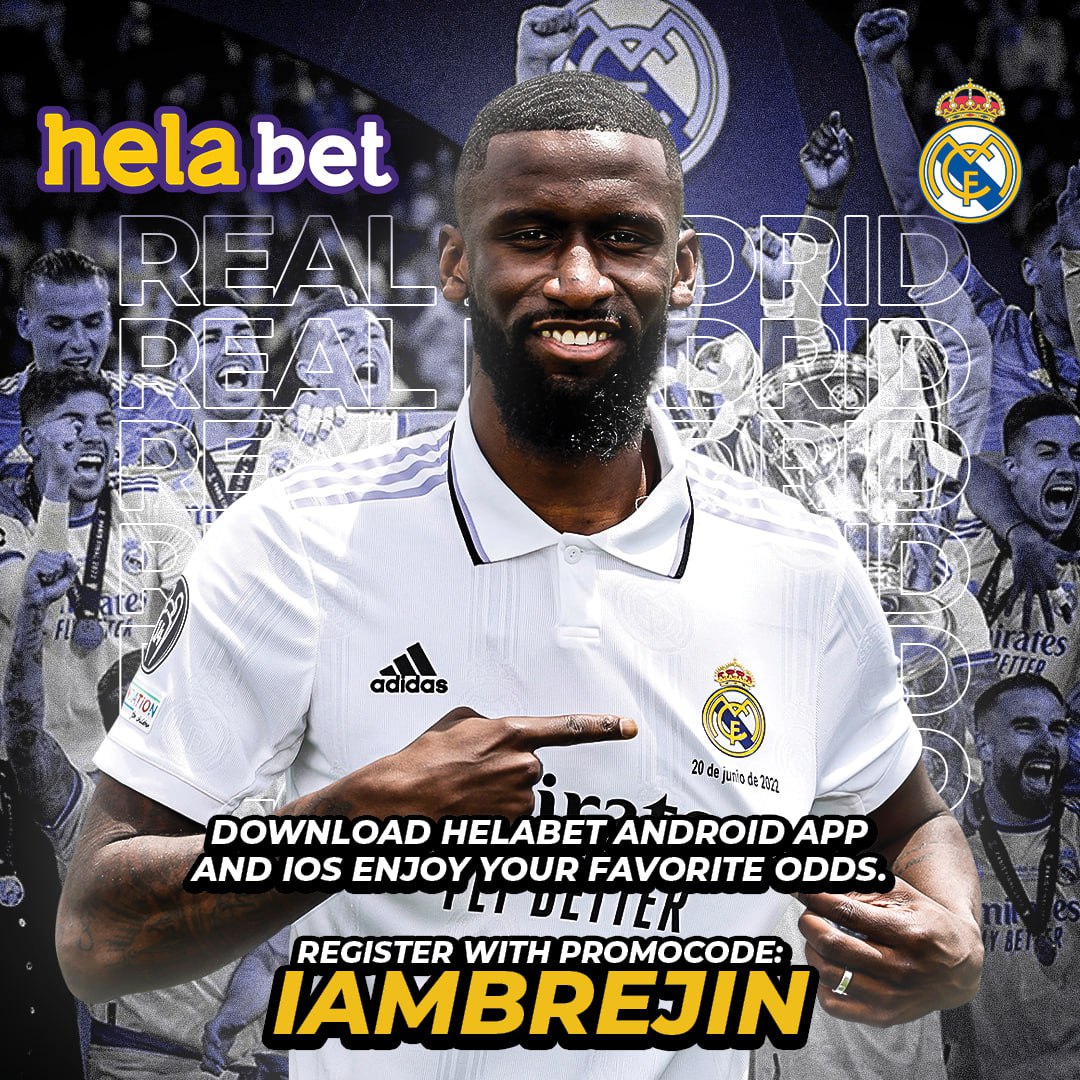 Champions League is here with us bet and win big on Hela bet remember to use the promo code Iambrejin