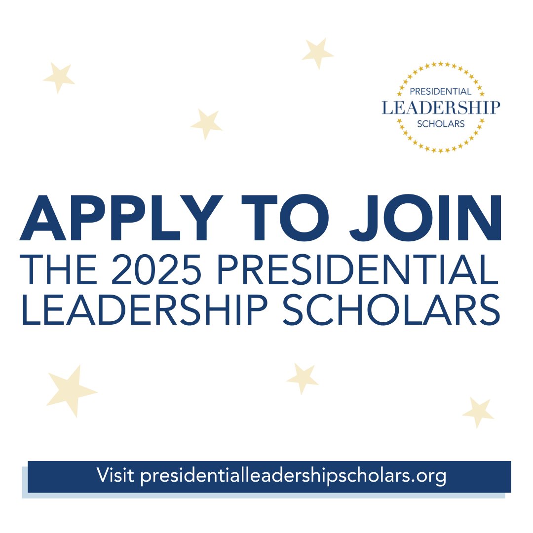 For nearly a decade, PLS has brought together a diverse group of bold and principled leaders who are committed to facing critical challenges at home and around the world. Apply to join the tenth class of #PLScholars now through July 14: presidentialleadershipscholars.org/apply/