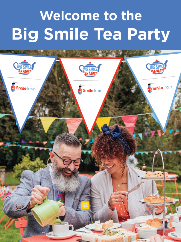 It’s BACK! The Big Smile Tea Party is here on Thursday 23rd May 2024 and we’re calling on you to host your own tea party to raise money for cleft-affected children in need around the world. To sign up and download our fundraising pack, visit tinyurl.com/48mvbff8