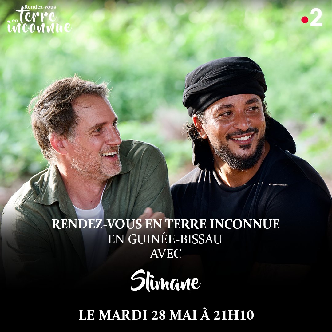 Rendez-vous en terre inconnue est de retour avec un épisode inédit !

Voyagez en Guinée-Bissau avec Slimane le mardi 28 mai à 21h10, sur France 2.

#slimane # #raphaeldecasabianca #guinee #guineebissau #france2 #francetv #television #nature #voyage #rendezvousenterreinconnue