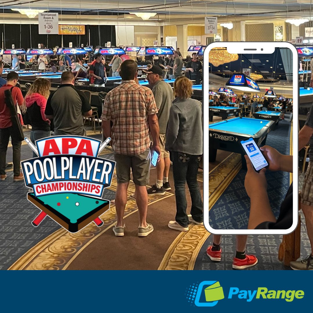 🎱 We had a blast at the @Poolplayers Championship tournament! This year, we showcased “Timed Play” and “Free Play”, two features designed to give billiard owners flexibility in how they manage payments.

Thank you to the APA and Diamond Billiards! 

#cashlesspayments