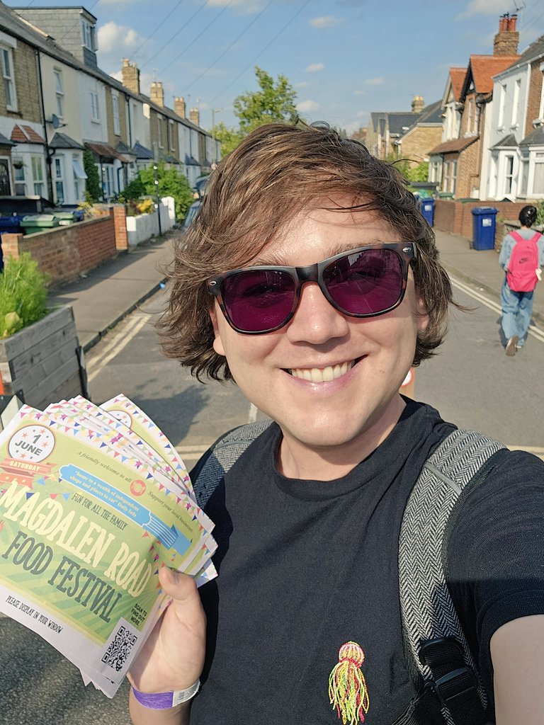 Emily, I'm slightly concerned. Either both of us are utterly addicted to leafletting or... amazing food provided by local businesses (or both)!!! Join us for the Magdalen Road Food Festival on June 1st. 😋🥗🍔🍟🍢🍱🍧🧁🥗🥙