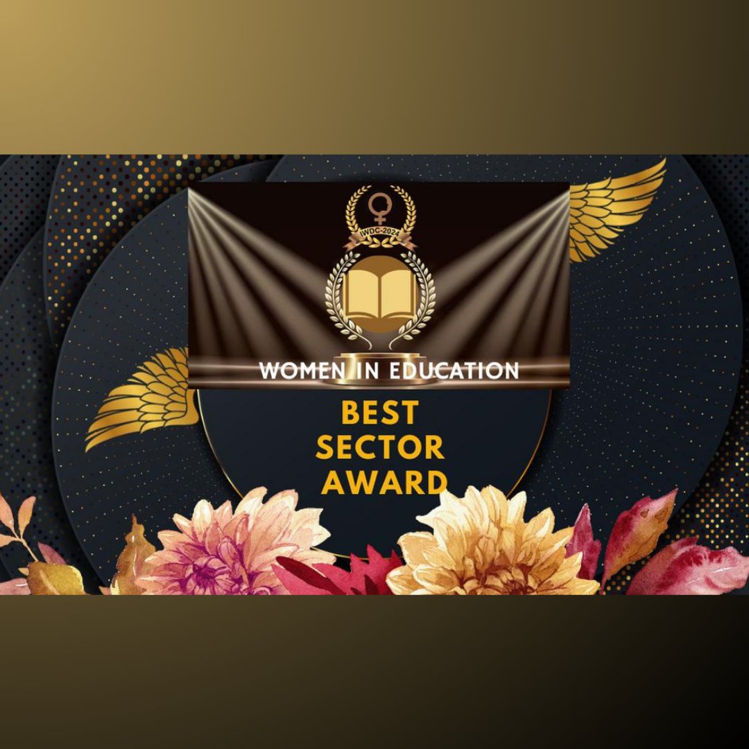 At IWDC-24 Award Ceremony, co-director Tessa Taylor, accepted awards for Best Supportive Partner on behalf of AVBS & Best Sector (WIE) on behalf of the Women in Education sector. 
#IWDC24 #WomenEmpowerment #EducationForAll