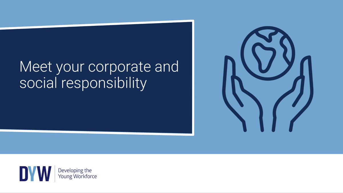 Give back to the local community and meet your corporate and social responsibility by helping to prepare young people for the world of work. Shape the future workforce and inspire young people. Learn more: dyw.scot #ConnectingEmployers #DYWScot