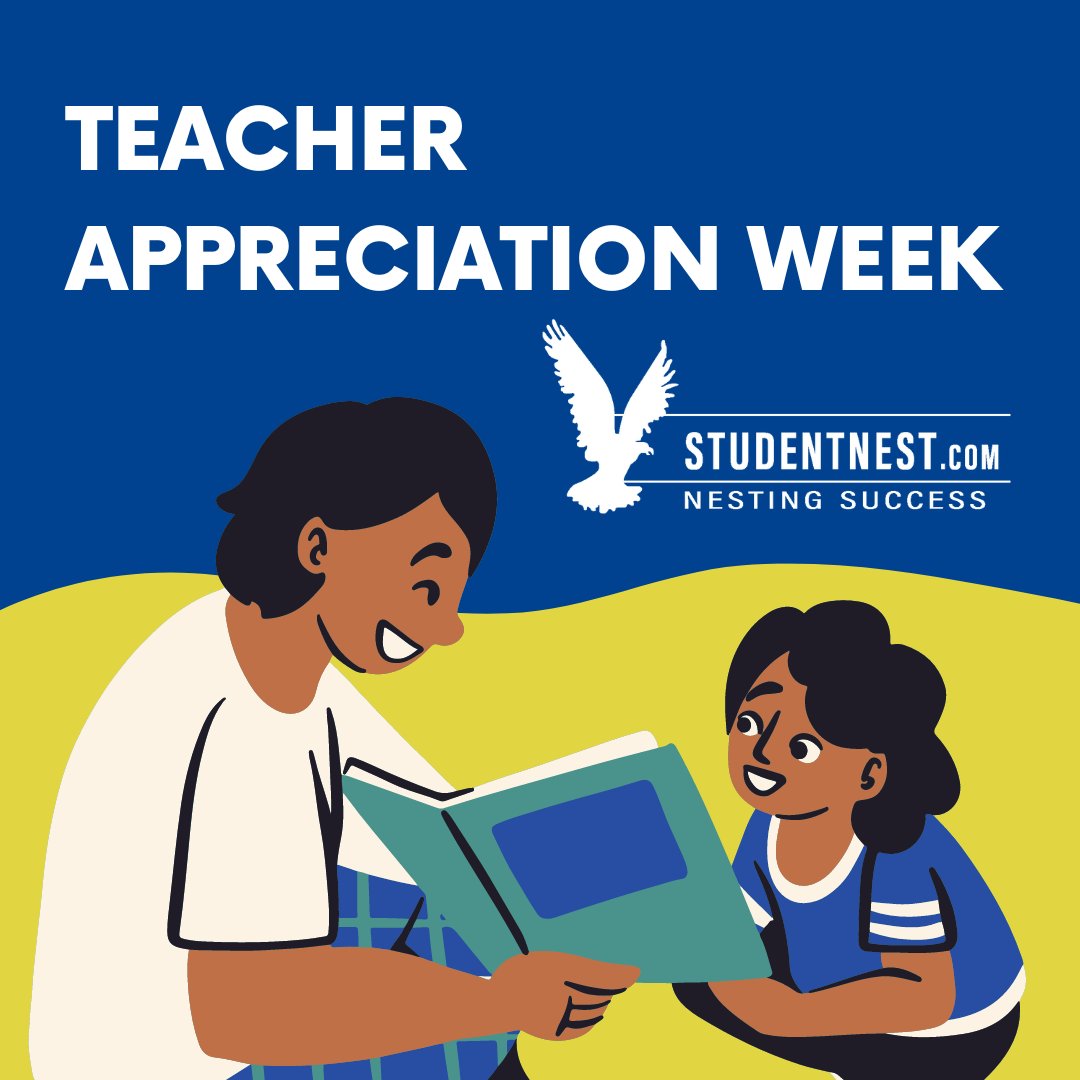 To every teacher who turns challenges into opportunities and classrooms into worlds of wonder, we appreciate you! 😁

Your dedication doesn't just change lives—it shapes the future. 📚🌟 
.
.
.
#studentnest #nestingsuccess #onlineeducation #onlinelearning #tutoringservices