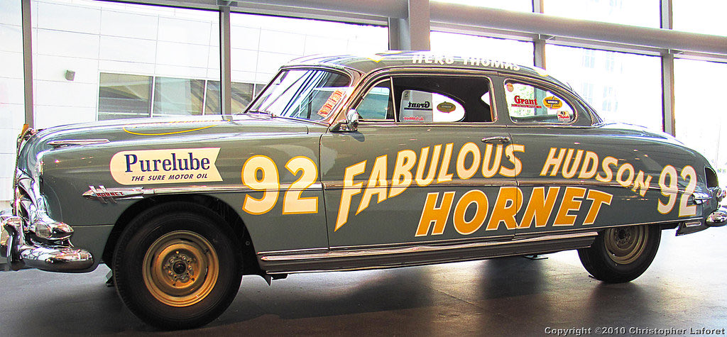 How has there never been a throwback to Herb Thomas’s Fabulous Hudson Hornet? Feels like a huge missed opportunity